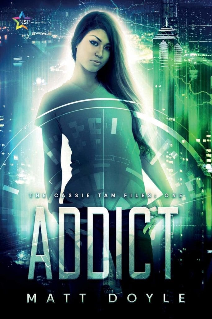 Cover of "Addict," the first book of The Cassie Tam Files